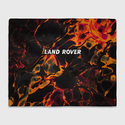 Плед флисовый Land Rover red lava, цвет: 3D-велсофт