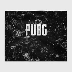 Плед флисовый PUBG black ice, цвет: 3D-велсофт