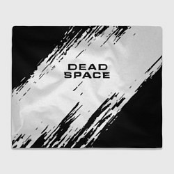 Плед флисовый Dead space чёрные краски, цвет: 3D-велсофт