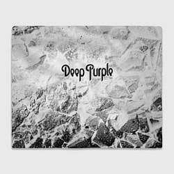 Плед флисовый Deep Purple white graphite, цвет: 3D-велсофт