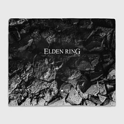 Плед флисовый Elden Ring black graphite, цвет: 3D-велсофт