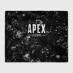 Плед флисовый Apex Legends black ice, цвет: 3D-велсофт
