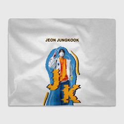 Плед флисовый BTS Jeon Jungkook, цвет: 3D-велсофт