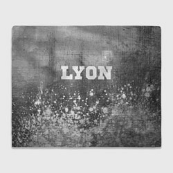 Плед флисовый Lyon - grey gradient посередине, цвет: 3D-велсофт