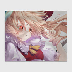Плед флисовый Touhou Project Фландр Скарлет мило улыбается, цвет: 3D-велсофт