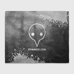 Плед флисовый Evangelion - grey gradient, цвет: 3D-велсофт