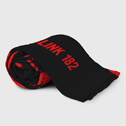 Плед флисовый Blink 182 - red gradient по-горизонтали, цвет: 3D-велсофт — фото 2