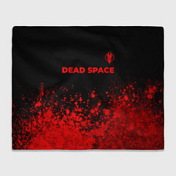 Плед Dead Space - red gradient посередине