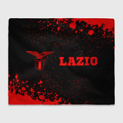 Плед флисовый Lazio - red gradient по-горизонтали, цвет: 3D-велсофт