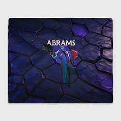 Плед флисовый Абрамс Deadlock, цвет: 3D-велсофт