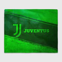 Плед флисовый Juventus - green gradient по-горизонтали, цвет: 3D-велсофт