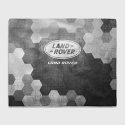 Плед флисовый Land Rover - grey gradient, цвет: 3D-велсофт