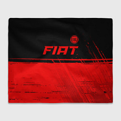 Плед Fiat - red gradient посередине