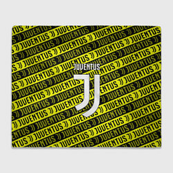 Плед флисовый Juventus pattern fc, цвет: 3D-велсофт