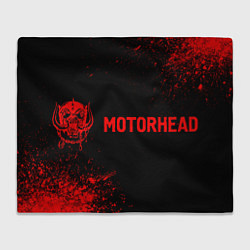 Плед флисовый Motorhead - red gradient по-горизонтали, цвет: 3D-велсофт