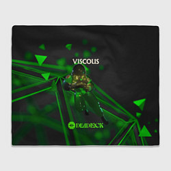 Плед флисовый Viscous Deadlock, цвет: 3D-велсофт