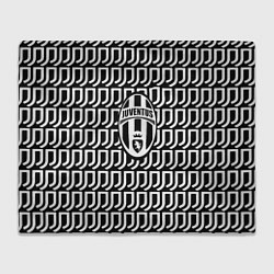 Плед флисовый Juventus fc pattern, цвет: 3D-велсофт