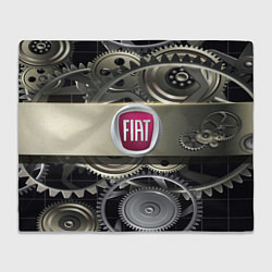 Плед флисовый FIAT logo motors, цвет: 3D-велсофт