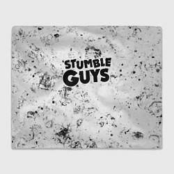 Плед флисовый Stumble Guys dirty ice, цвет: 3D-велсофт