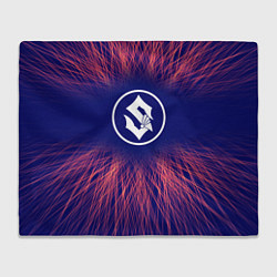 Плед флисовый Sabaton red energy, цвет: 3D-велсофт