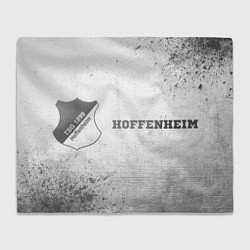 Плед флисовый Hoffenheim - white gradient по-горизонтали, цвет: 3D-велсофт