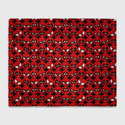 Плед флисовый Дэдпул и Человек паук, цвет: 3D-велсофт