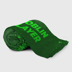 Плед флисовый Goblin Slayer - green gradient по-горизонтали, цвет: 3D-велсофт — фото 2