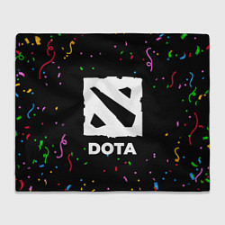 Плед флисовый Dota конфети, цвет: 3D-велсофт