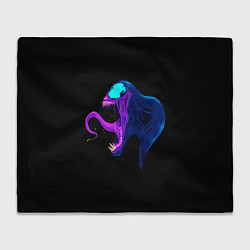 Плед флисовый Venom head, цвет: 3D-велсофт