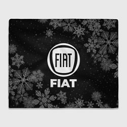 Плед флисовый Снежный Fiat, цвет: 3D-велсофт