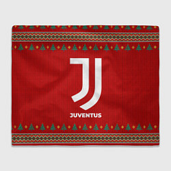 Плед флисовый Juventus new year, цвет: 3D-велсофт