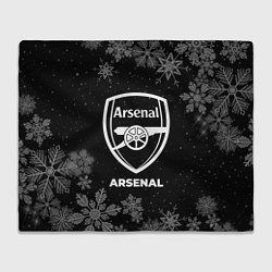 Плед флисовый Снежный Arsenal, цвет: 3D-велсофт