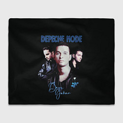 Плед флисовый Dave Gahan of Depeche Mode, цвет: 3D-велсофт