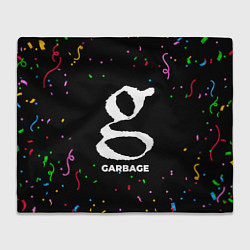 Плед флисовый Garbage конфети, цвет: 3D-велсофт