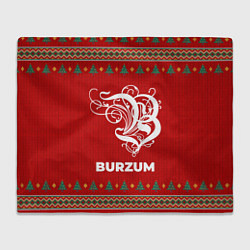 Плед флисовый Burzum new year, цвет: 3D-велсофт