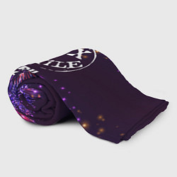 Плед флисовый Праздничный Avril Lavigne, цвет: 3D-велсофт — фото 2