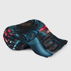 Плед флисовый Капибара айтишник, цвет: 3D-велсофт — фото 2