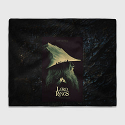 Плед флисовый Братство кольца - Гэндальф, цвет: 3D-велсофт