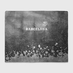 Плед флисовый Barcelona - grey gradient посередине, цвет: 3D-велсофт