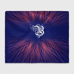 Плед флисовый Burzum red energy, цвет: 3D-велсофт