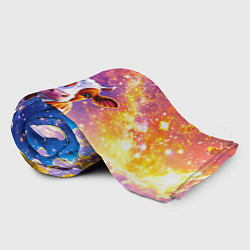 Плед флисовый Коровка и звездное небо, цвет: 3D-велсофт — фото 2