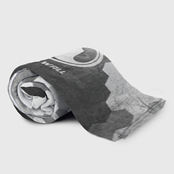 Плед флисовый Great Wall - grey gradient, цвет: 3D-велсофт — фото 2