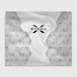 Плед флисовый Exeed white poly, цвет: 3D-велсофт