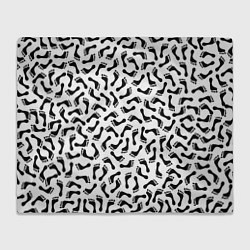Плед флисовый Следы, цвет: 3D-велсофт