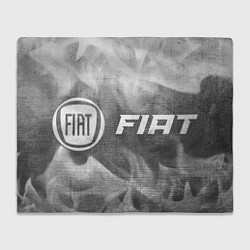 Плед флисовый Fiat - grey gradient по-горизонтали, цвет: 3D-велсофт