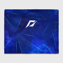 Плед флисовый Need for Speed blue poly, цвет: 3D-велсофт
