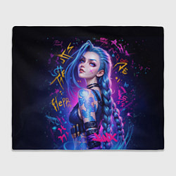 Плед флисовый Powder, цвет: 3D-велсофт