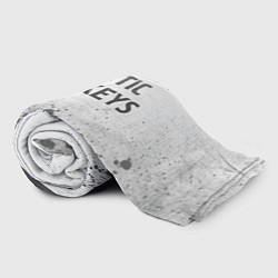 Плед флисовый Arctic Monkeys - white gradient посередине, цвет: 3D-велсофт — фото 2