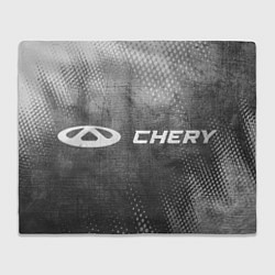 Плед флисовый Chery - grey gradient по-горизонтали, цвет: 3D-велсофт