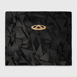 Плед флисовый Chery golden poly, цвет: 3D-велсофт